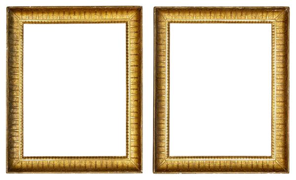 Coppia di cornici Impero. Italia XIX secolo