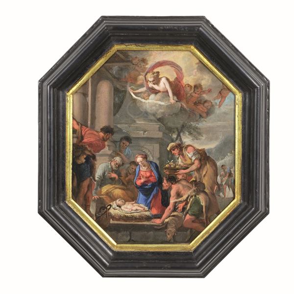 Scuola veneta del XVII secolo Adorazione dei pastori