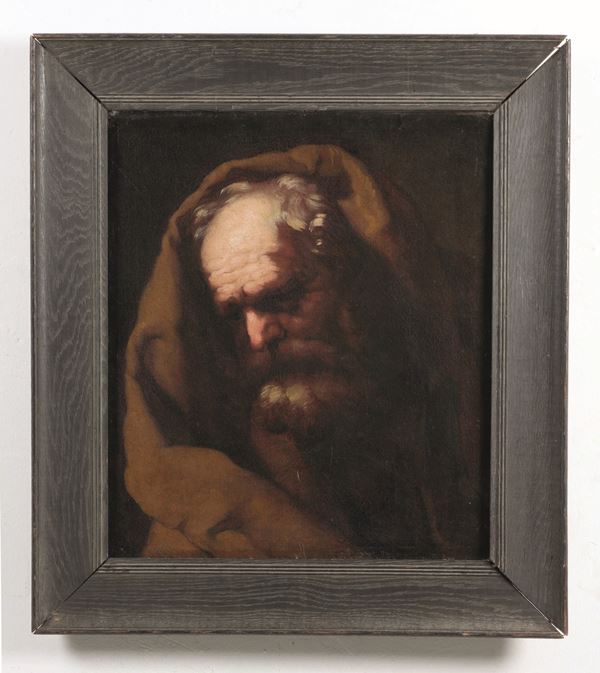 Testa di vecchio filosofo