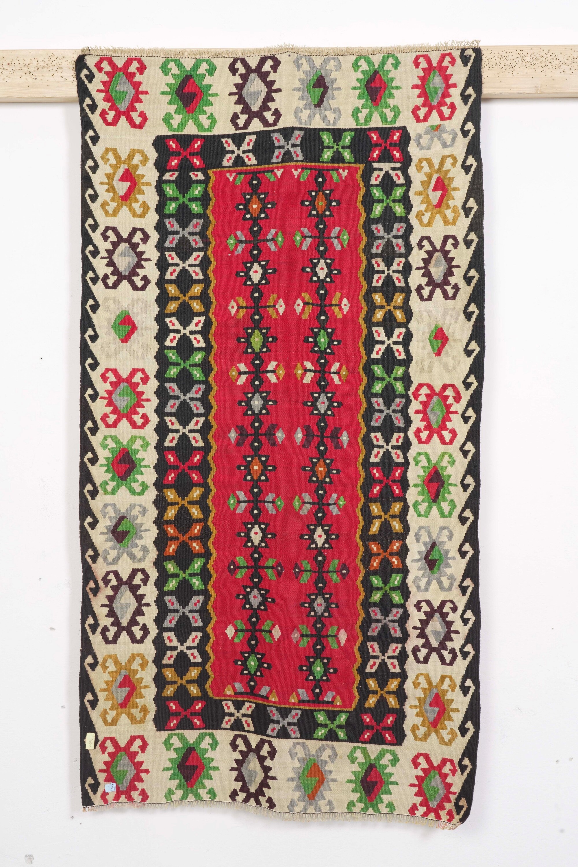 Kilim Sharkoy, Persia, XX secolo, Cm 194x101
