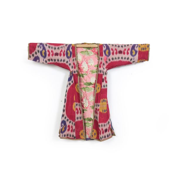 Vestito Ikat, Uzbekistan XIX secolo