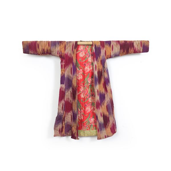 Vestito Ikat, Uzbekistan fine XIX secolo