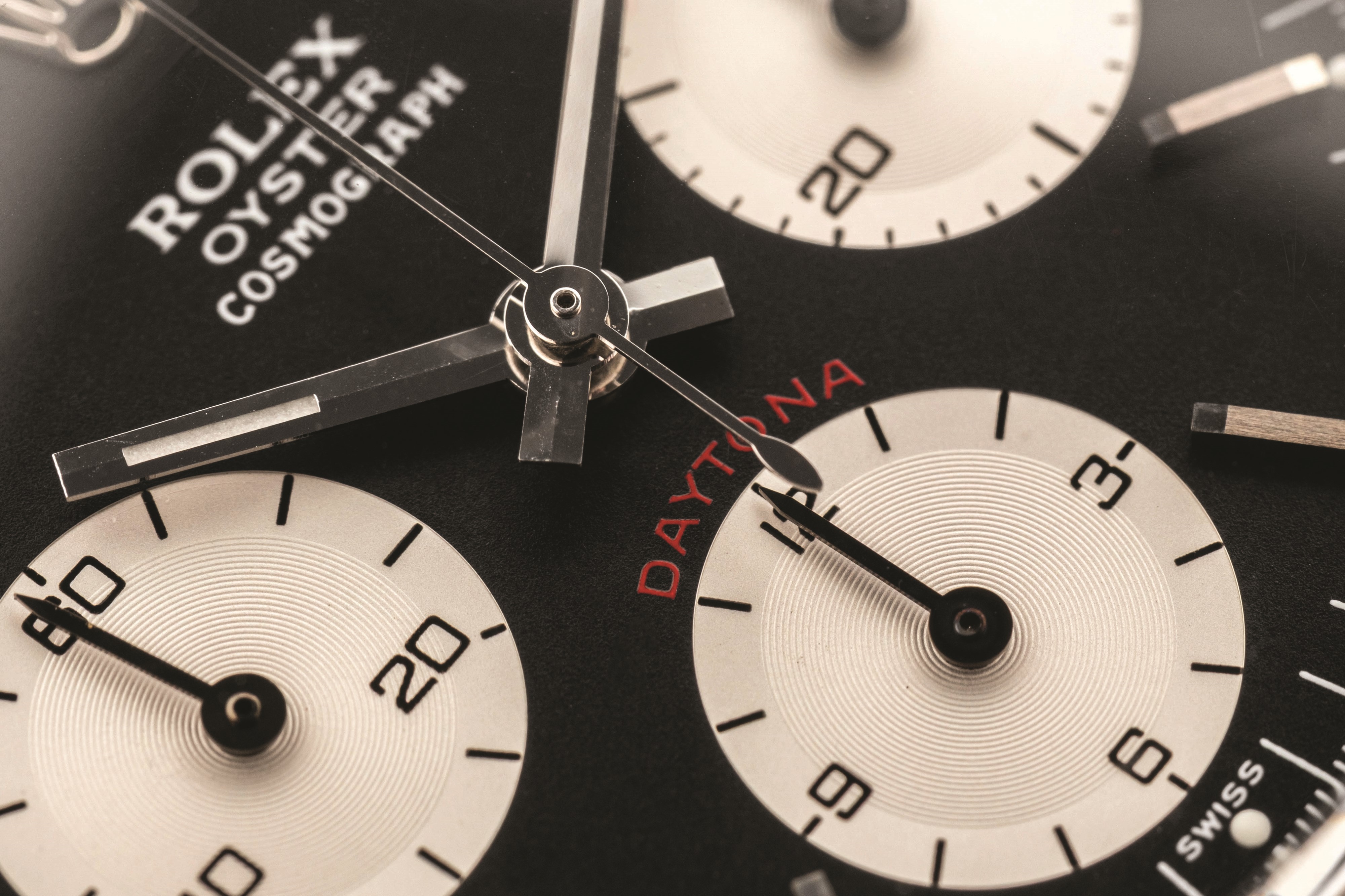 Rolex - Cosmograph Daytona 'Small Red' ref 6263, quadrante nero con contatori a contrasto, circa ...