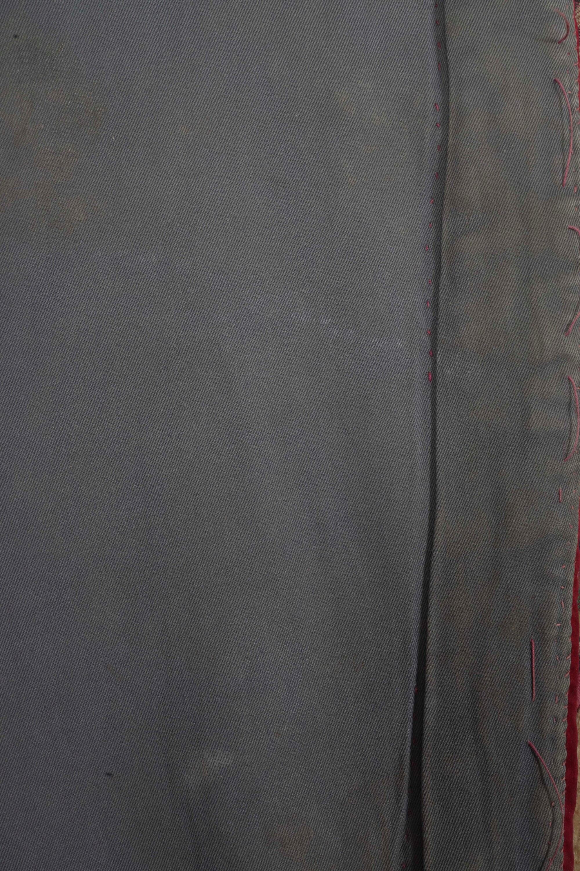 Sella Tibetana, fine XIX secolo, in tessuto di cotone e velluto