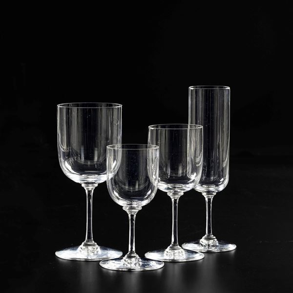 Servizio di calici “Diane” Francia, Manifattura Saint Louis, XX secolo