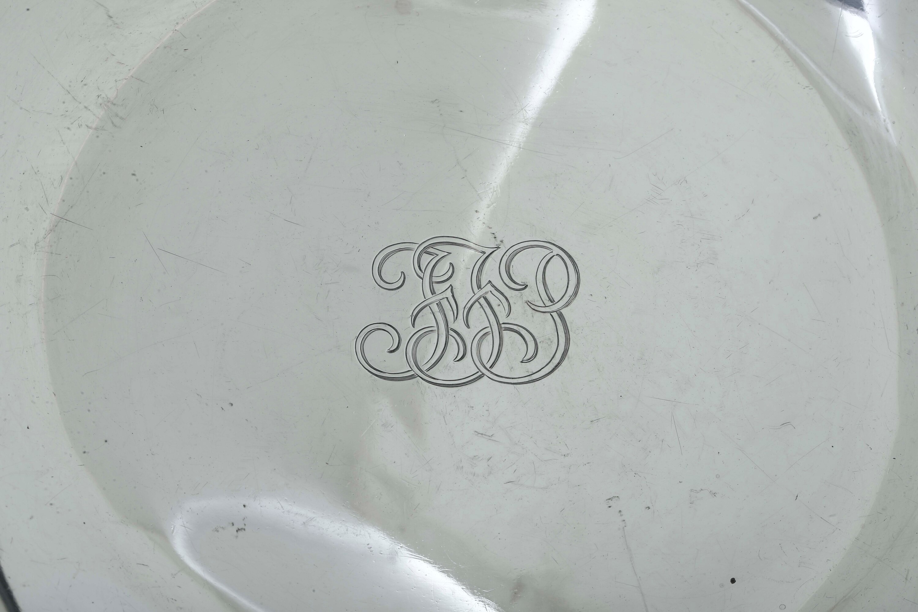 Tiffany, Cestino ovale sagomato in argento 925, circa 1907