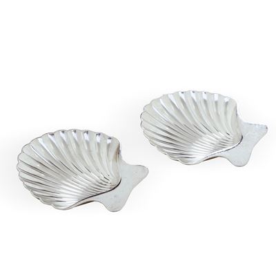 Due Saliere Conchiglia. Tiffany, U.s.a., XX Secolo