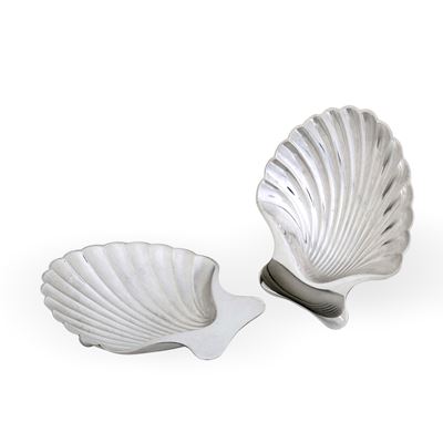 Coppia di Saliere a Conchiglia. Tiffany, U.s.a., XX Secolo