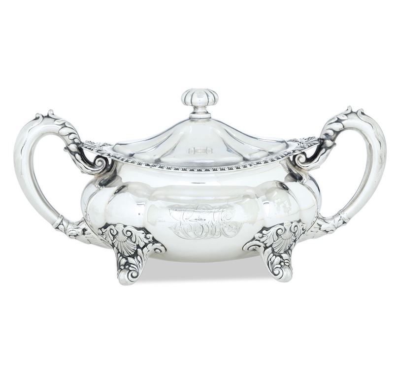 Zuccheriera. Gorham, U.S.A. XX secolo  - Auction Silverware, Icons and Art Objects - Cambi Casa d'Aste