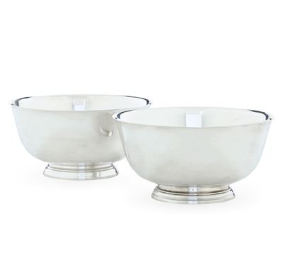 Coppia di Coppe. Tiffany, U.s.a., 1955 e 1956