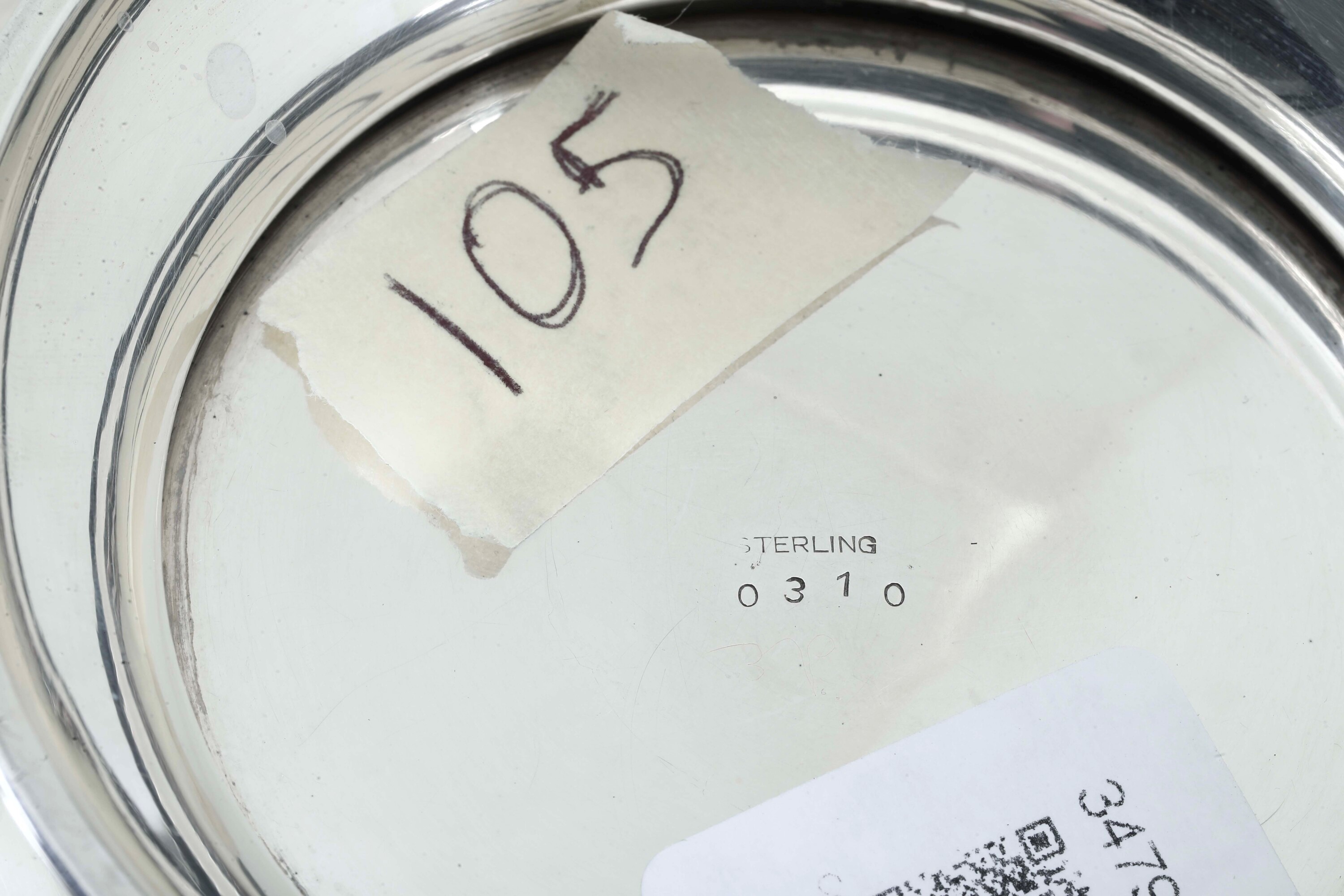 Cestino, Argento 925 fuso, sagomato e traforato, U.S.A. XX secolo