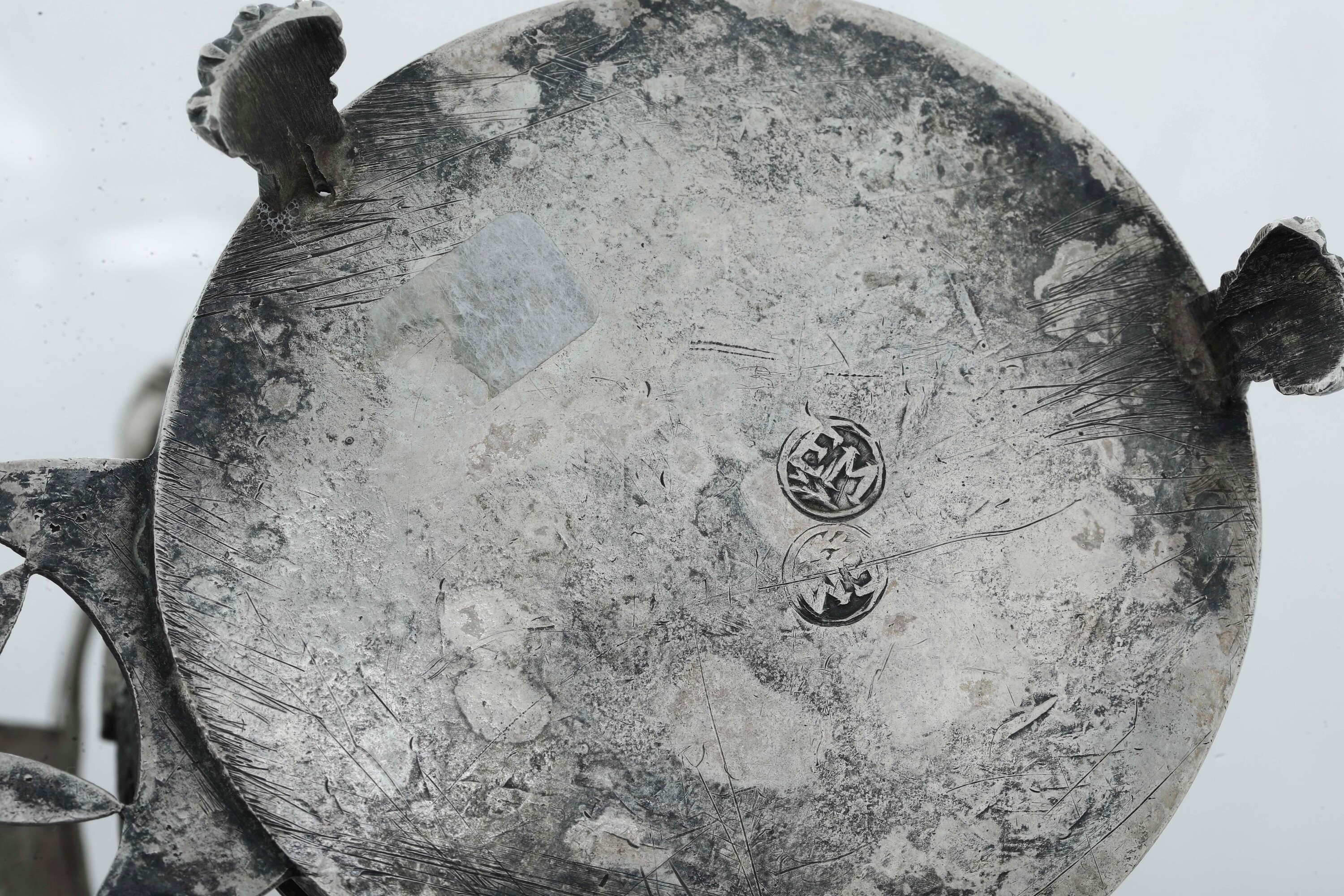 Oliera Neoclassica. Probabilmente Veneto XIX Secolo. Marchio Dell'argentiere Em Entro Riserva Cir...