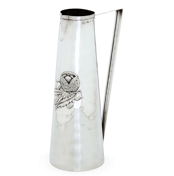 Brocca. Brocca. Argenteria toscana del XX secolo, argentiere Brandimarte, Firenze