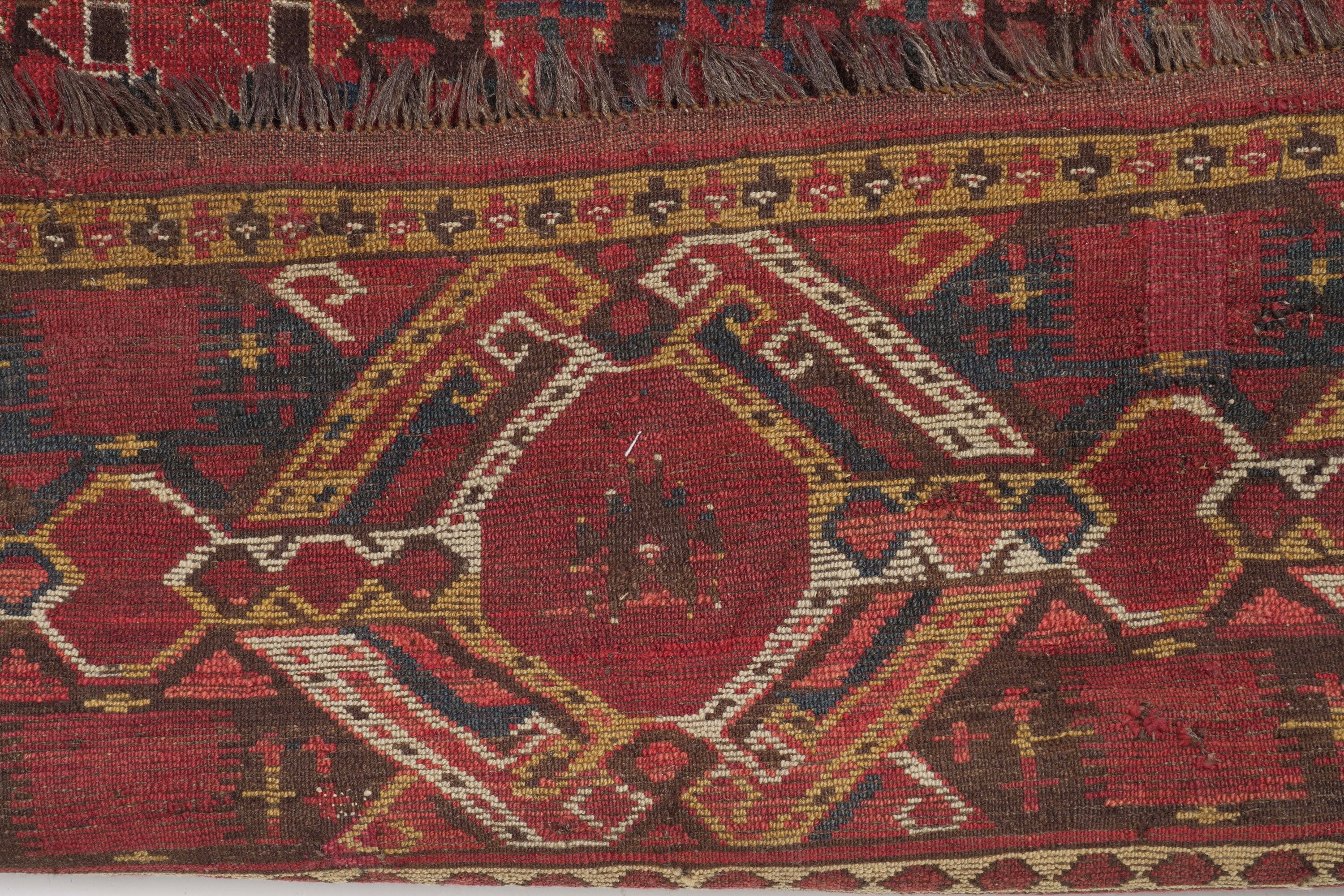 Ersari Beshir, Tappeto ornamentale in campo marrone, ovest Turkestan, XIX secolo