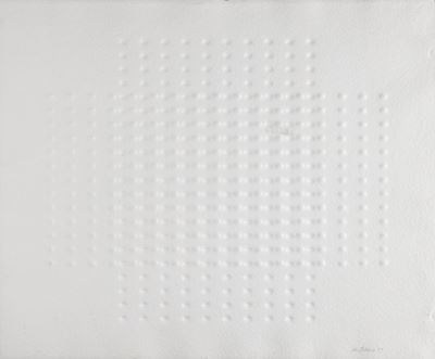 Senza titolo – carta a rilievo, 1997