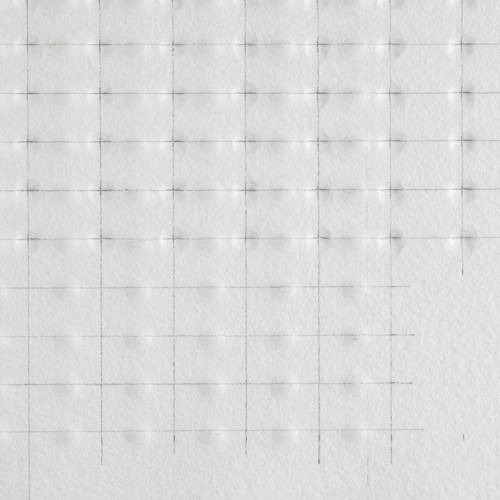 Enrico Castellani - Senza titolo – carta a rilievo, 1997