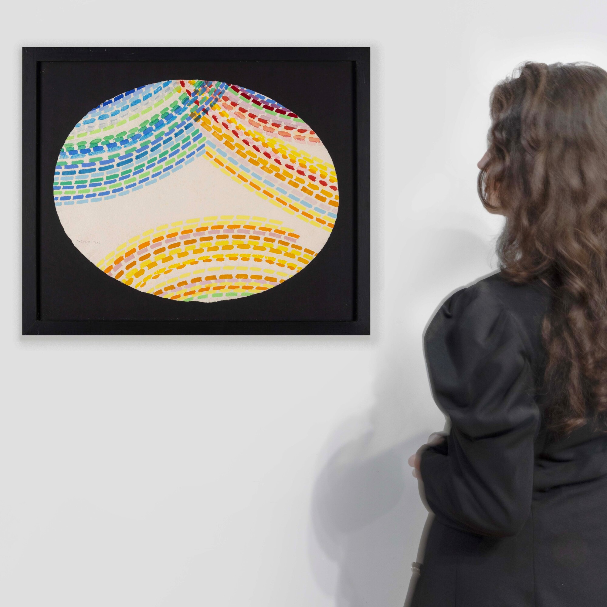 Piero Dorazio - Senza titolo, tempera su carta