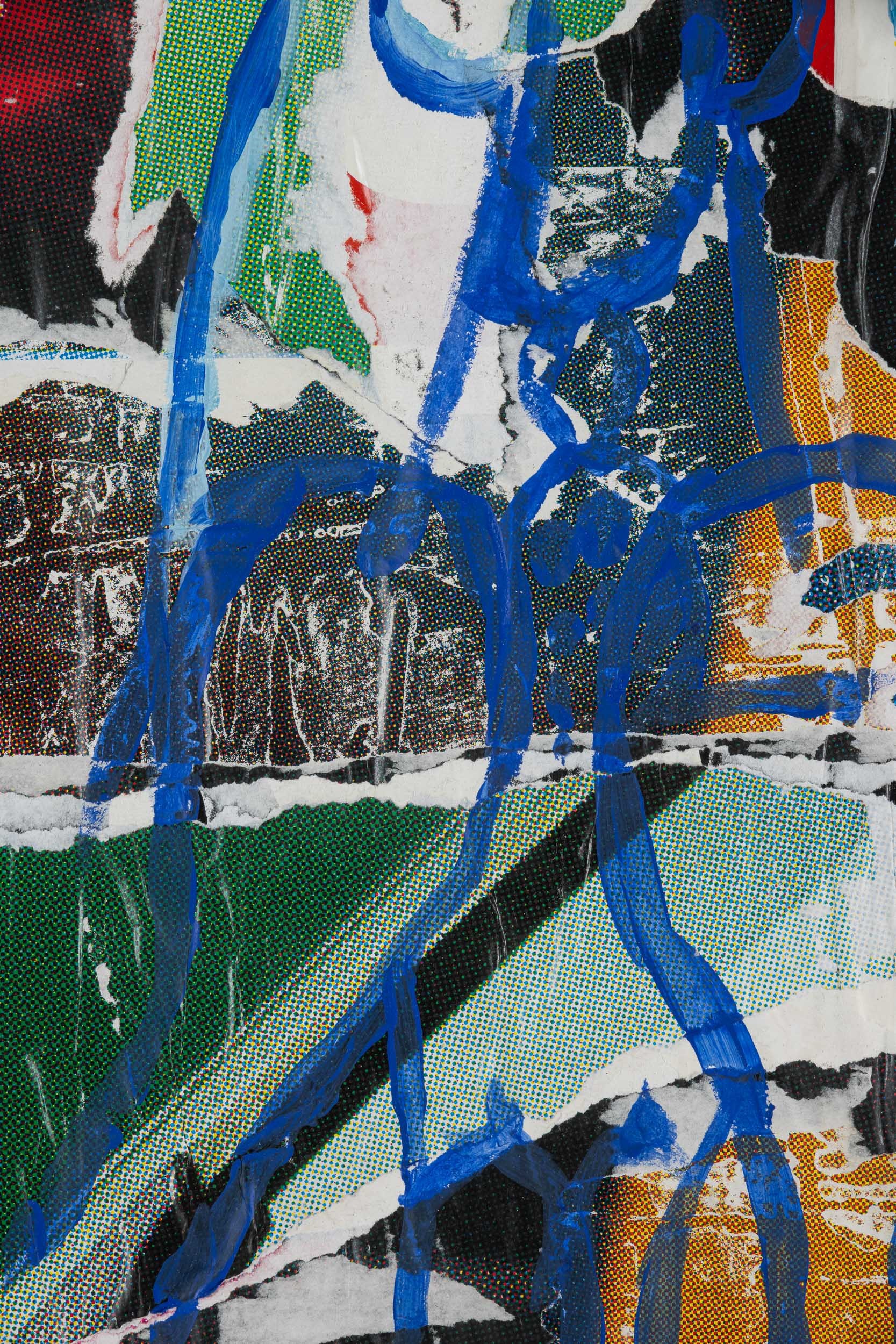 Mimmo Rotella - Privacy | decollage su tela, 1992