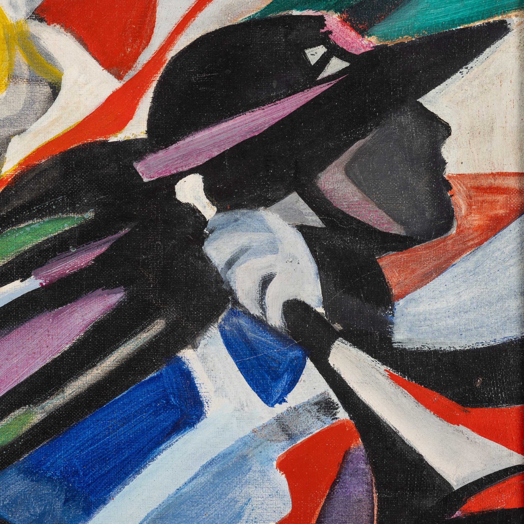 Salvatore Scarpitta - Bersagliere alla breccia, olio su tela
