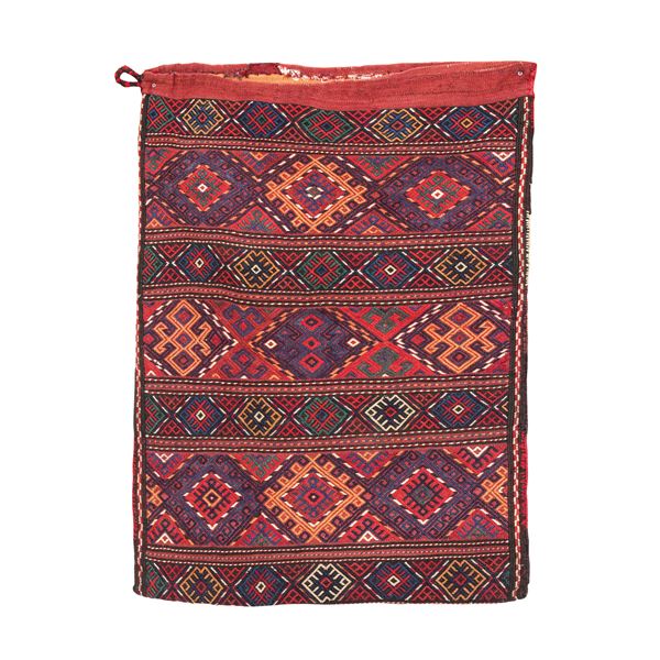 Borsa Shasavanh a ricamo, sud Persia inizio XX seolo