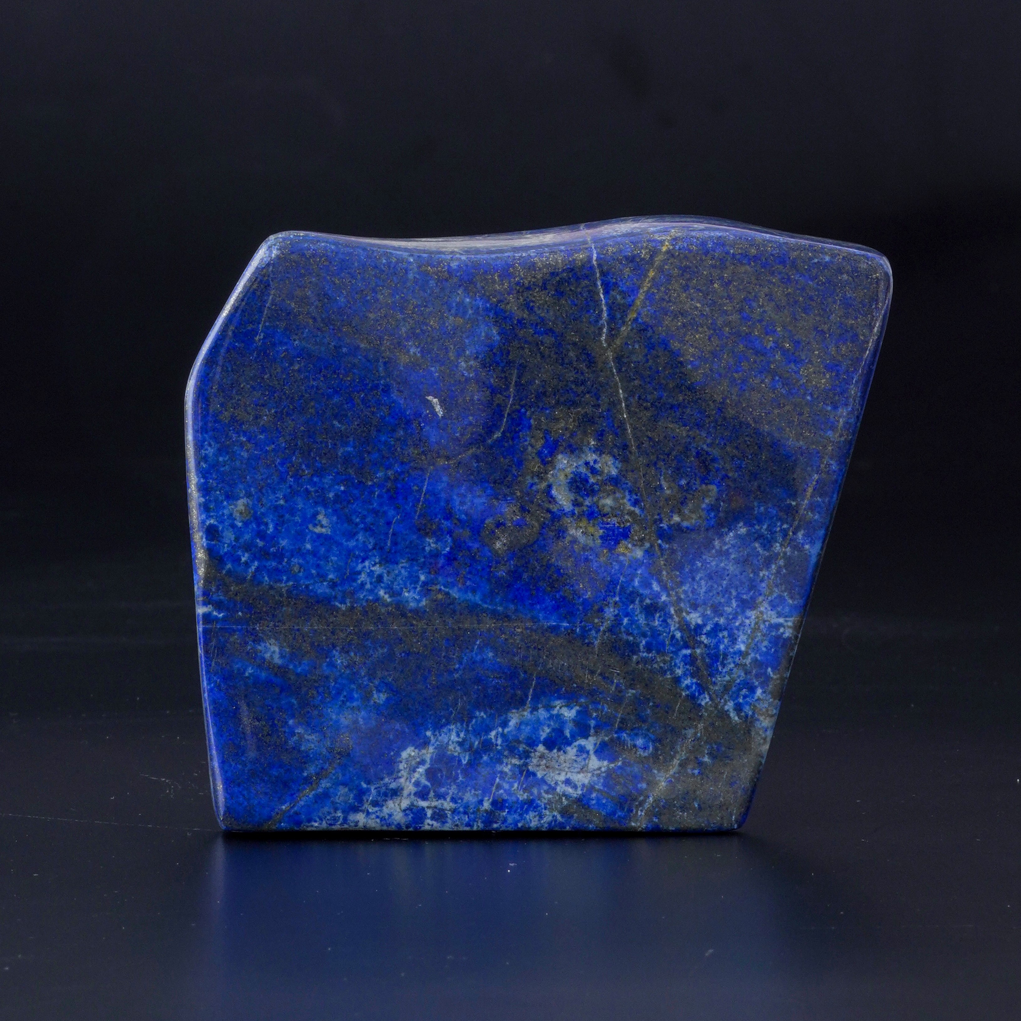 Lastra di Lapislazzuli naturale con inclusioni di pirite, 11 x 12 cm, Afghanistan