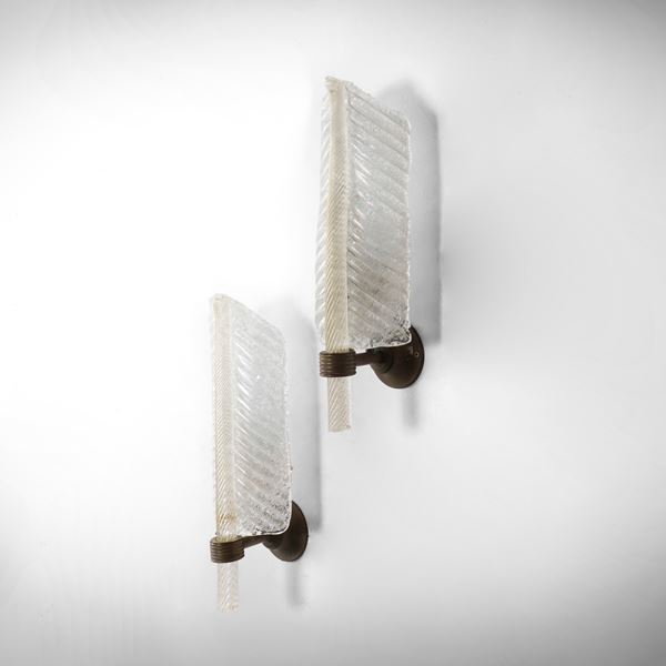 Due lampade a parete