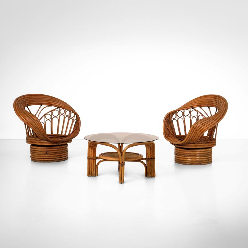 Due poltrone e un tavolino  - Auction Design Lab - Cambi Casa d'Aste