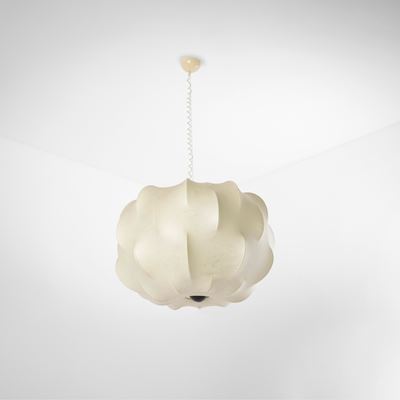 Lampada a sospensione mod. Nuvola, metallo laccato e materiale plastico, Italia, circa 1960