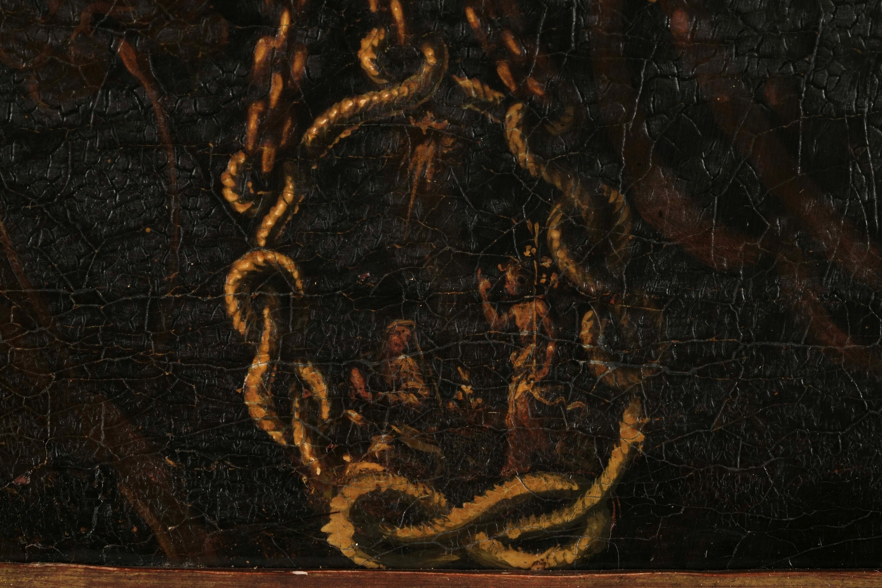 Scuola dell'inizio del XVII secolo, Ritratto di un cavaliere dell'ordine della SS. Annunziata, ol...
