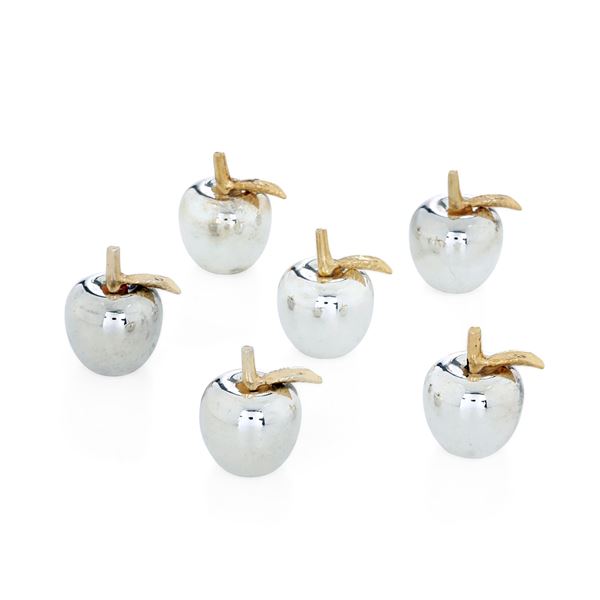 Sei segnaposto. Manifattura italiana del XX secolo