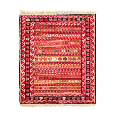 Soumak, Tappeto decorativo, Caucaso, XX secolo, 97x82 cm