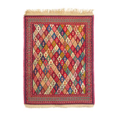Sumak, Tappeto Caucasico del XX secolo, Dimensioni 95x79 cm
