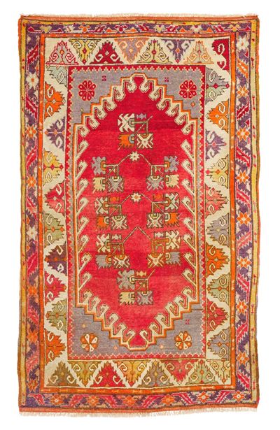 Tappeto Melas, Anatolia, inizio XX secolo, cm 166 x 101