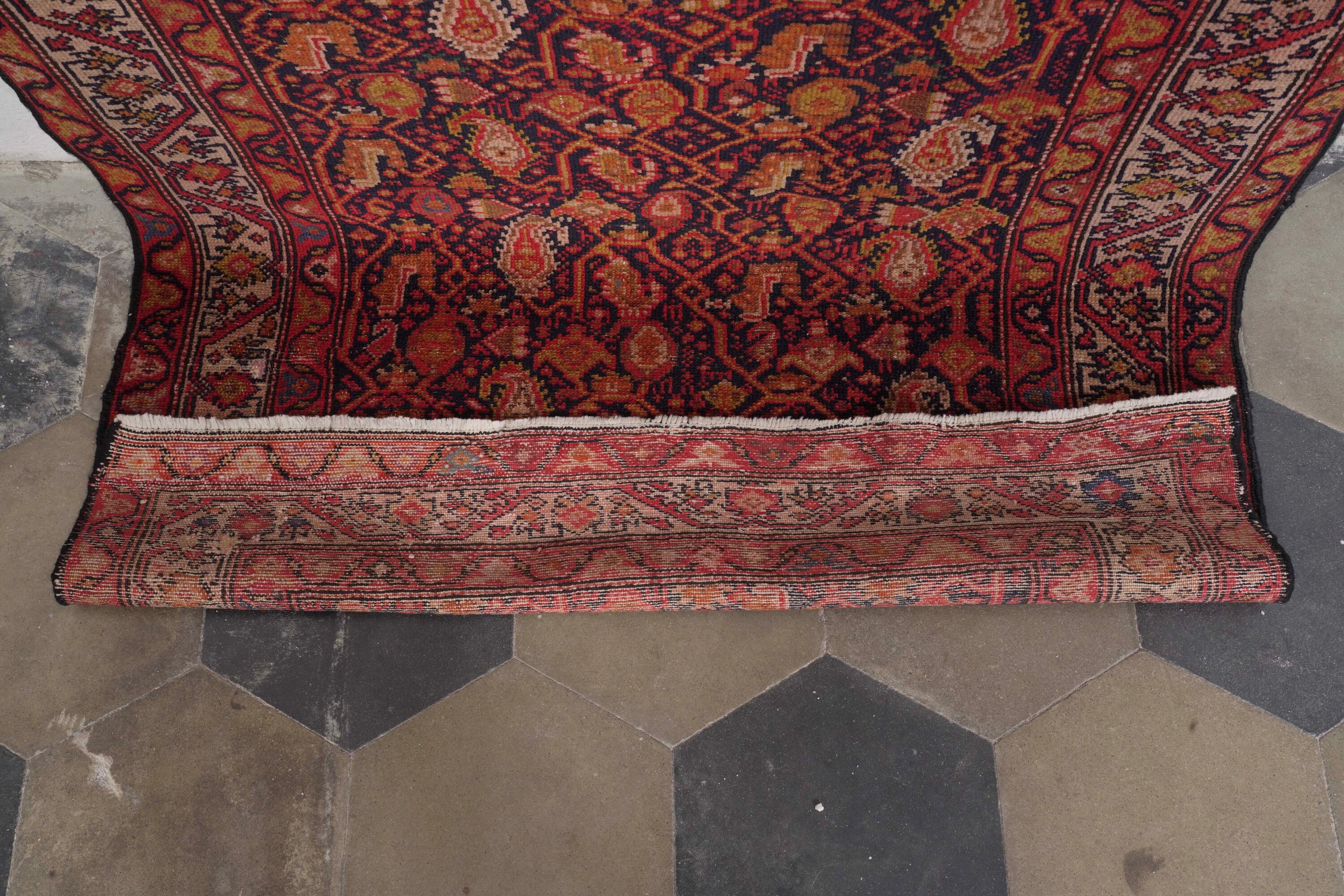 Passatoia Malayer, Persia, inizio XX secolo, cm 480 x 95