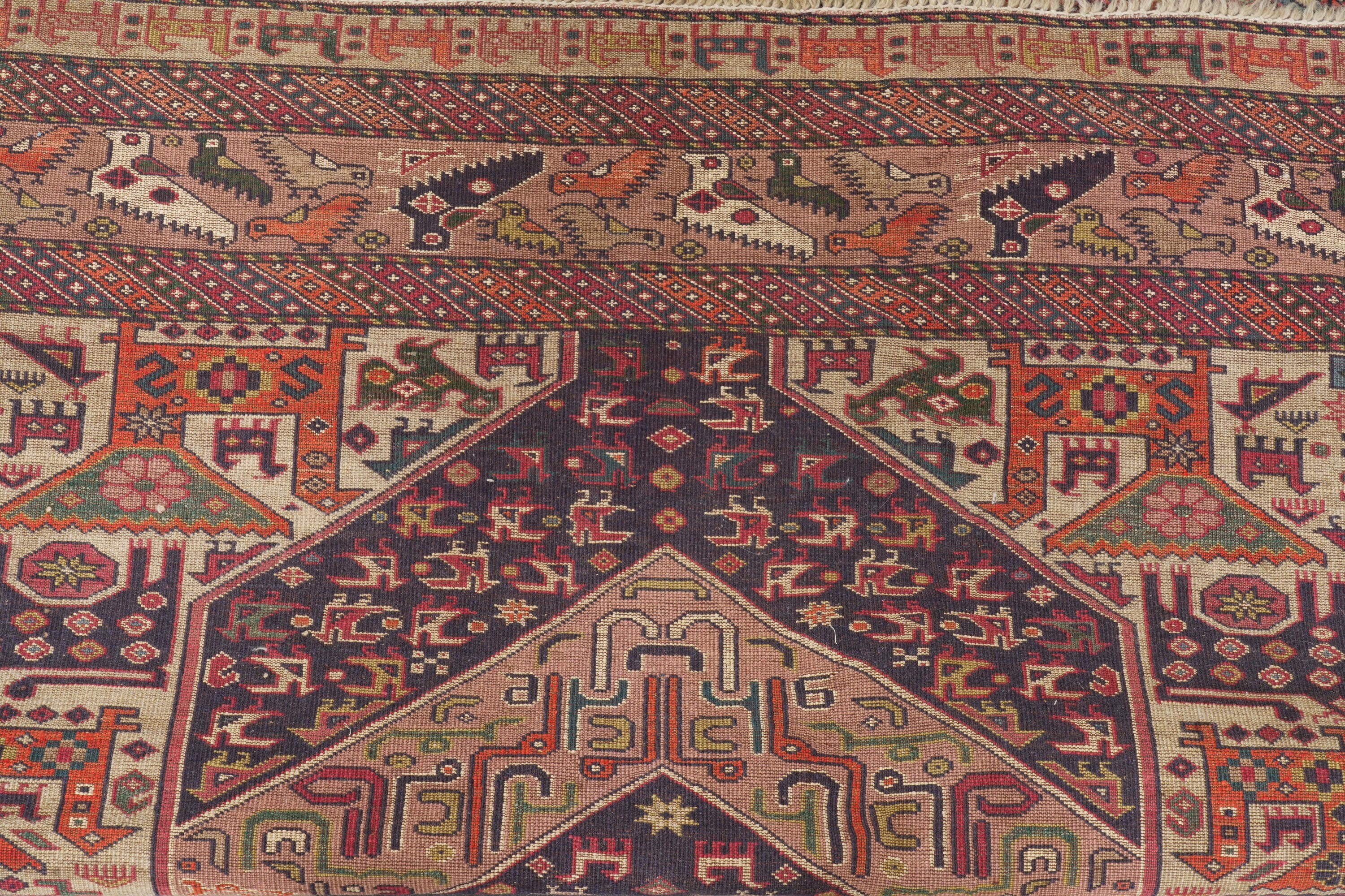 Tappeto Gucian, Persia, metà XX secolo, 178x123 cm, tessuto in seta