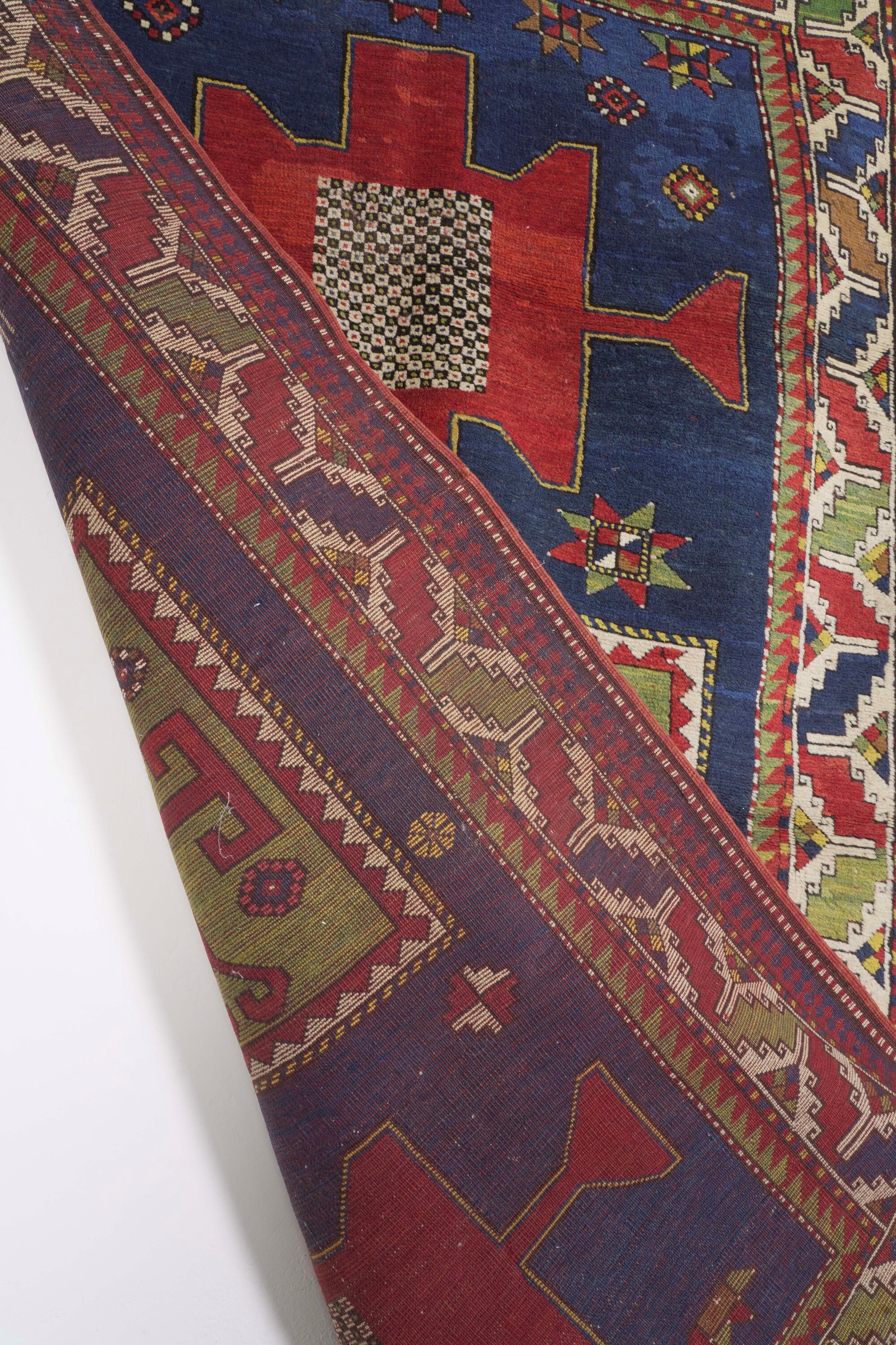 Tappeto Kazak, Caucaso, XX secolo, cm 217x143
