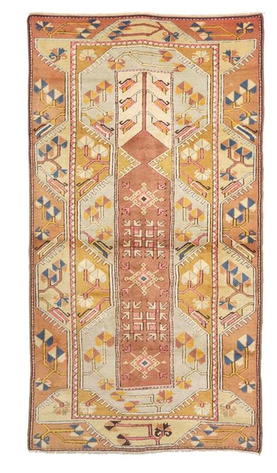 Melas, Preghiera - Anatolia, inizio XX secolo, arazzo (larghezza 117 cm, altezza 214 cm)