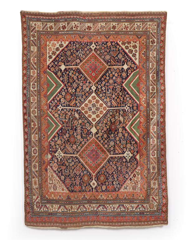 Tappeto Quasquai, sud Persia fine XIX secolo