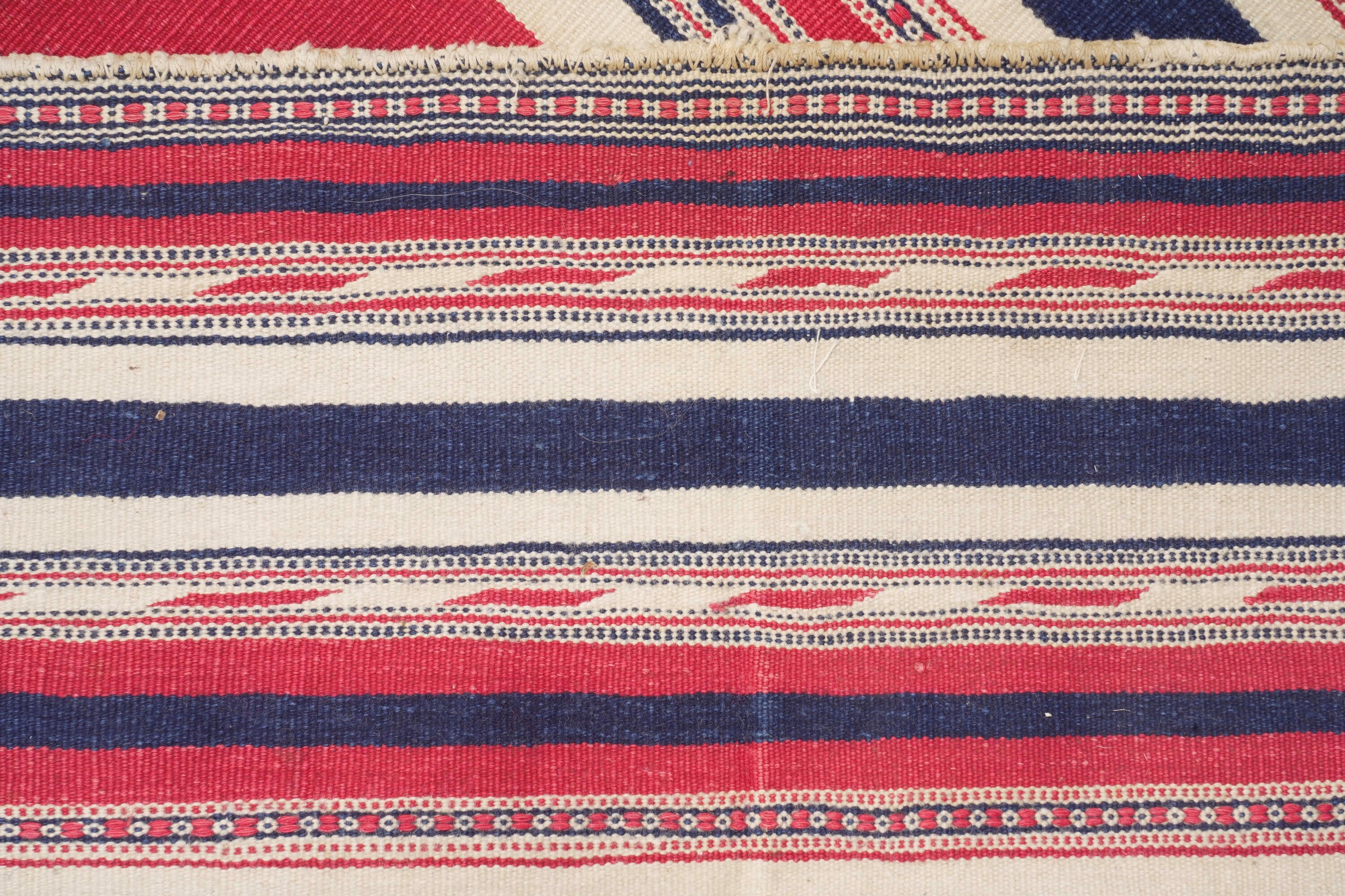 Kilim Durrie, tappeto indiano, fine XIX - inizio XX secolo