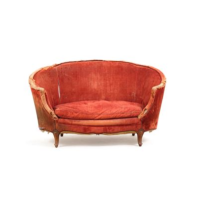 Divano, XX secolo (cm 144x90x85)
