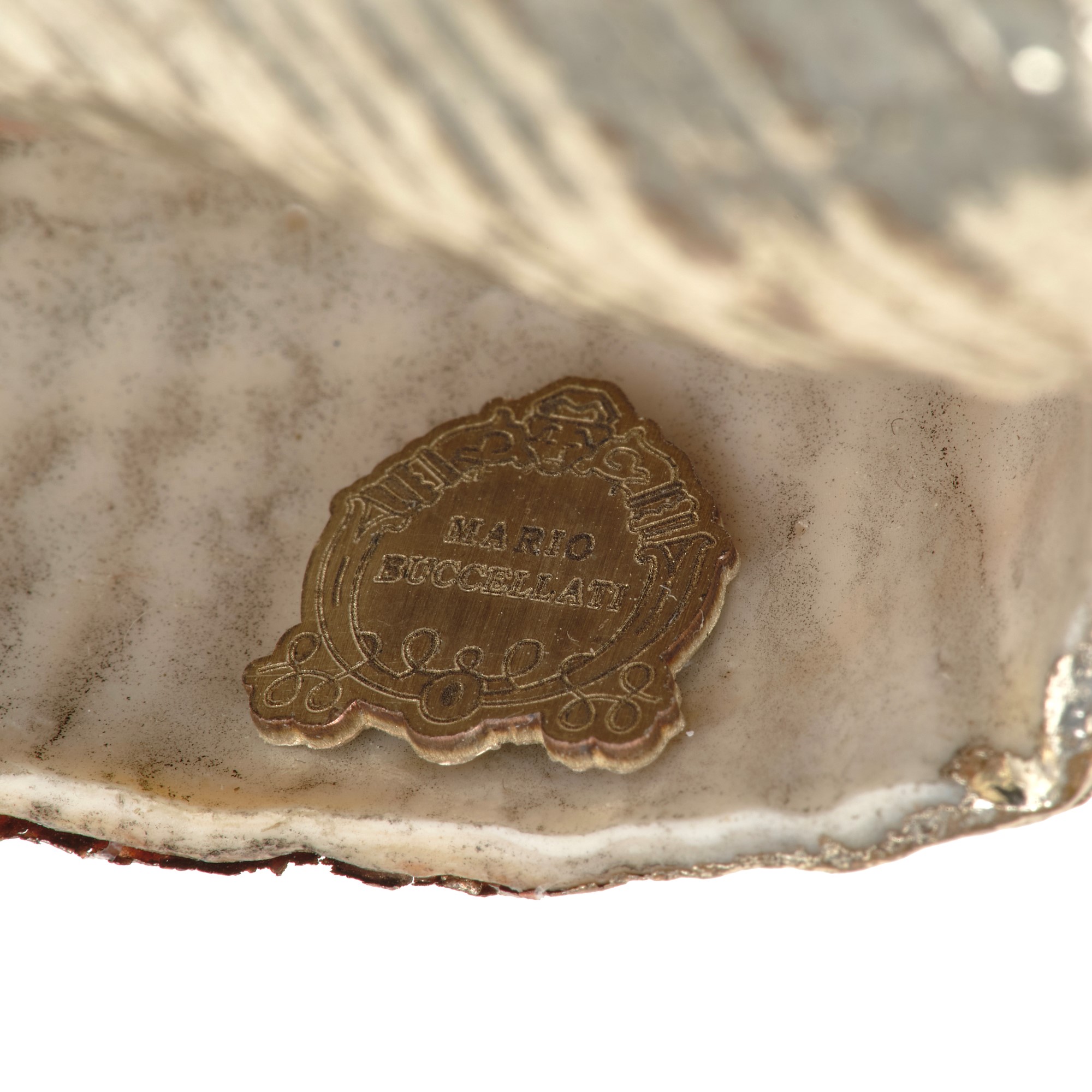 Mario Buccellati, Lotto di tre conchiglie rivestite in argento