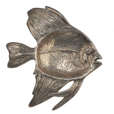 Buccellati, Piatto a forma di pesce in argento sterling