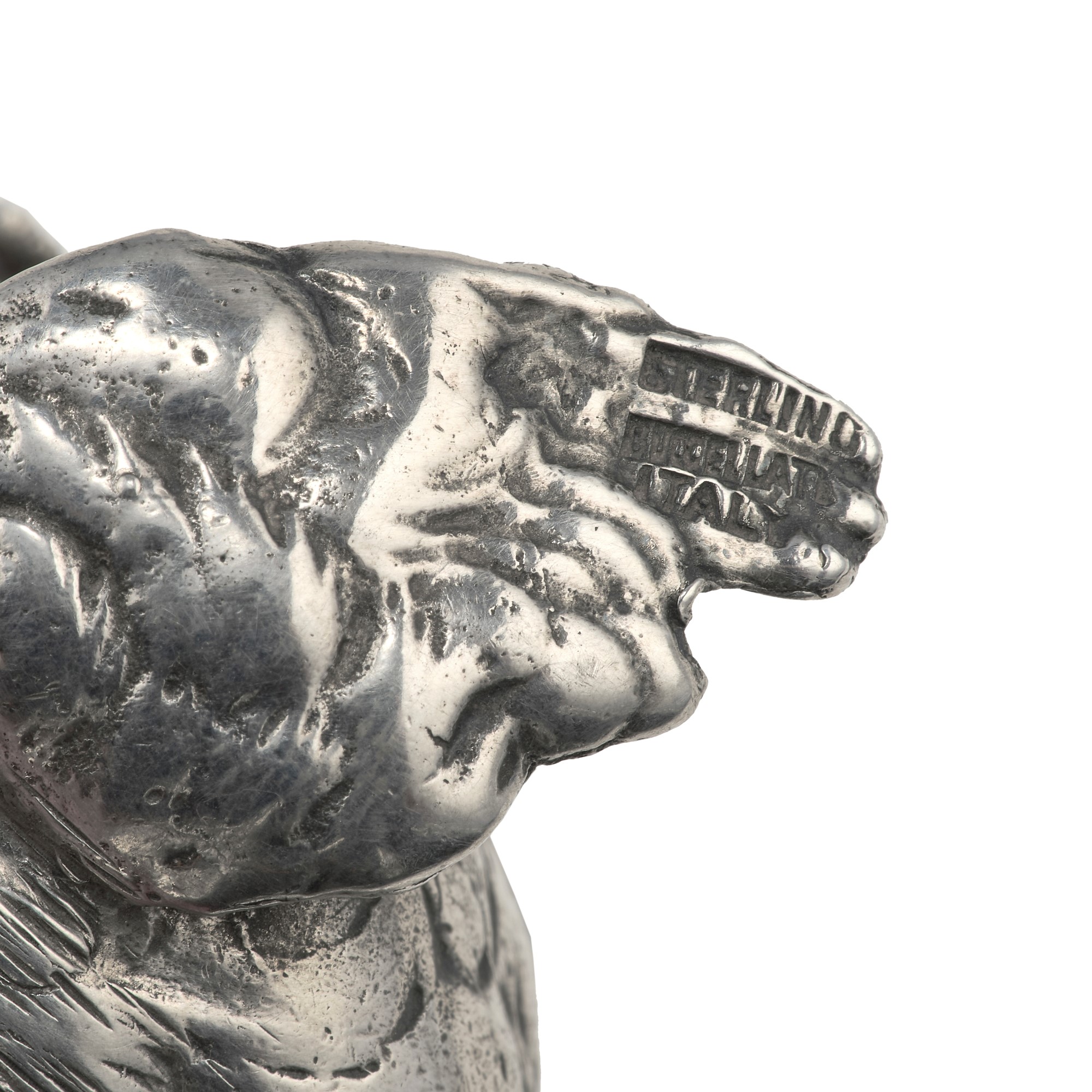 M. Buccellati, Lotto composto da quattro animali decorativi in argento 800 e argento sterling