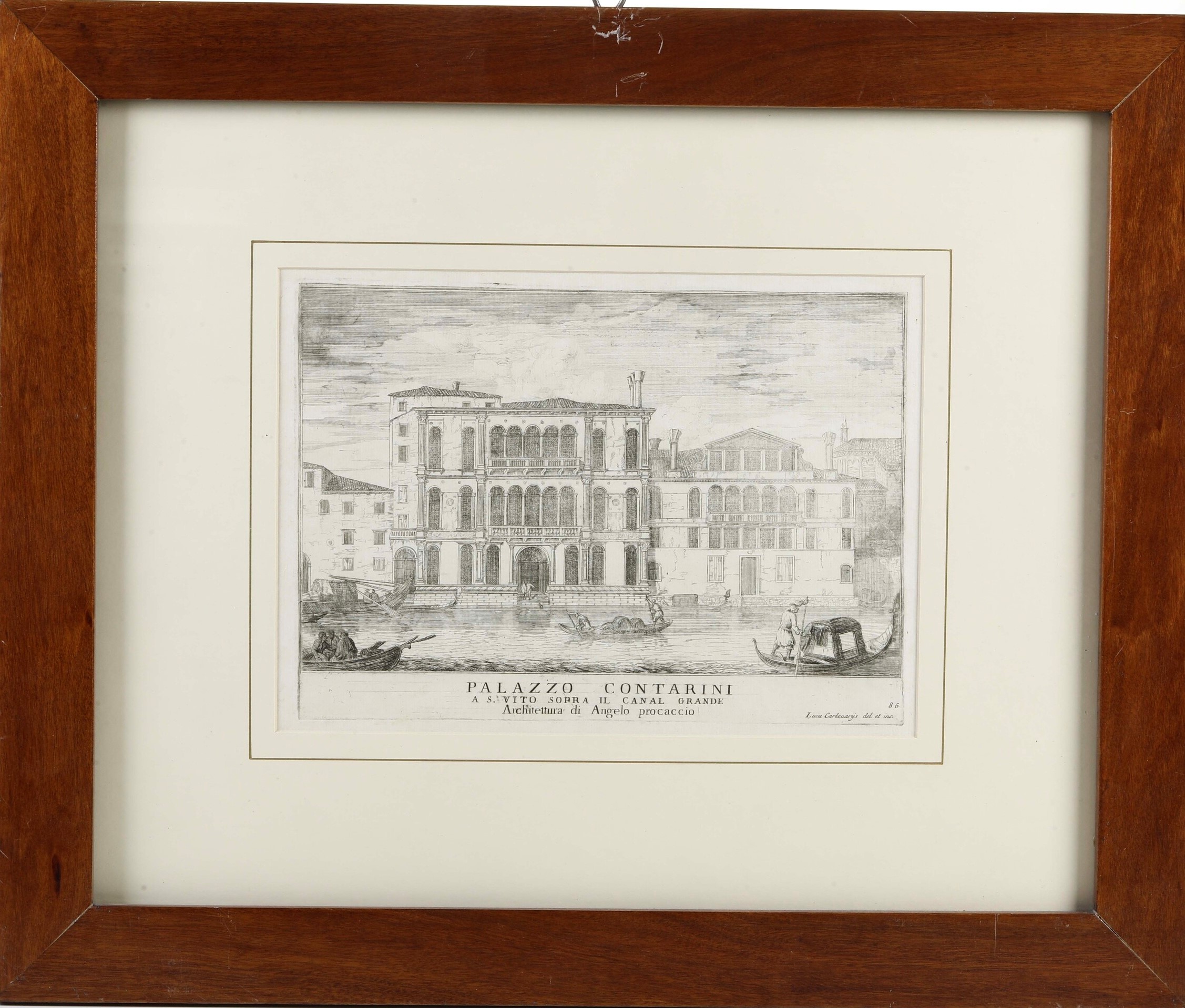 Carlevarijs, Luca (1663-1730), Sei vedute di Venezia, acquaforte