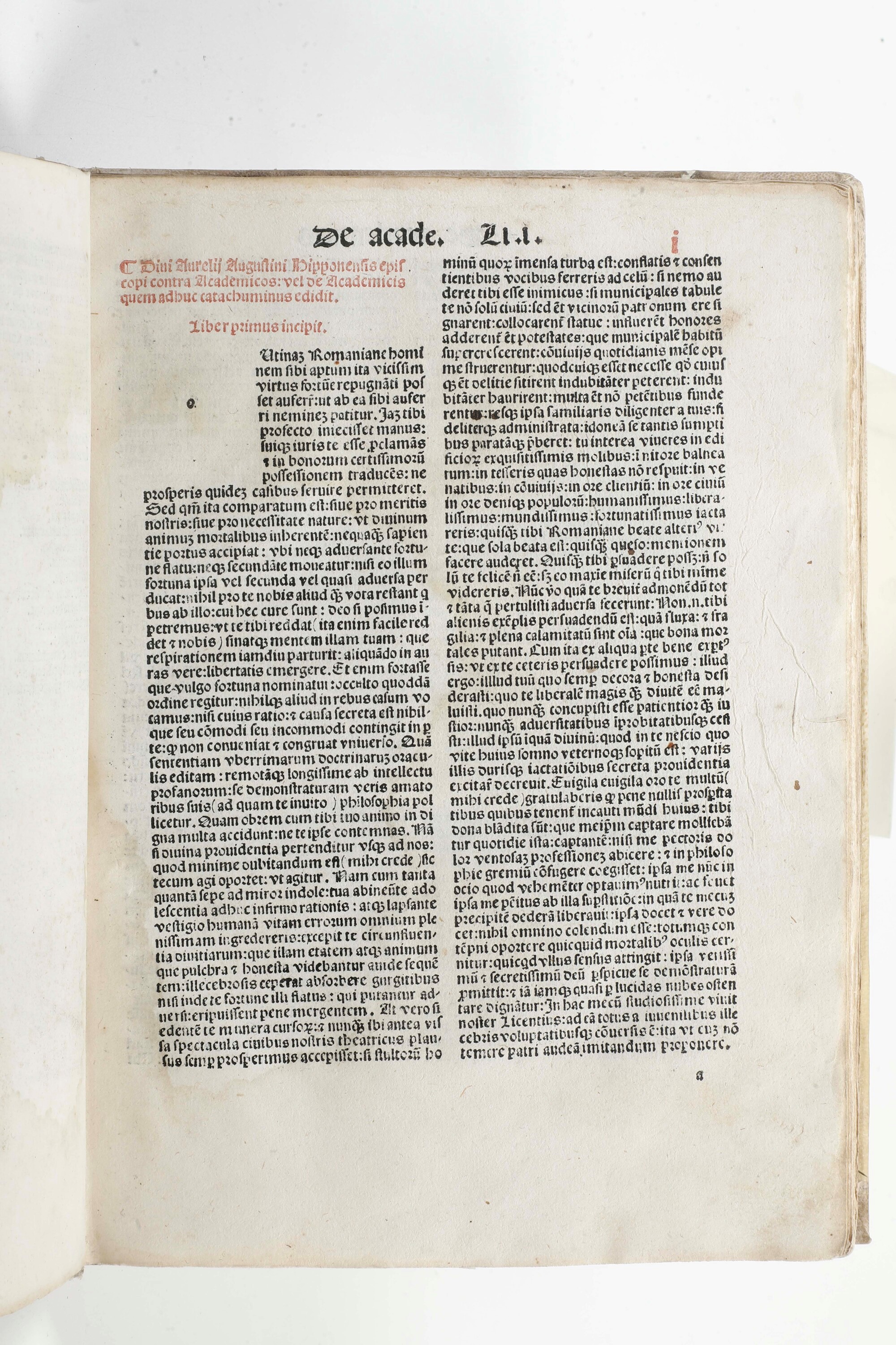Augustinus de Hippona, Plurima opuschula sancti Augustini, Venezia, 1491