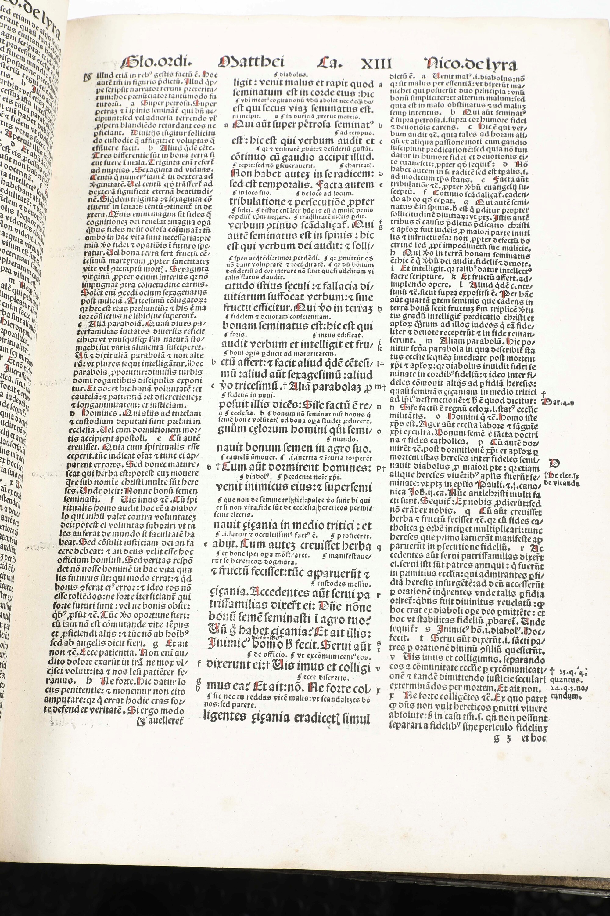 De Lyra, Nicolaus, Bibbia Latina, Quinta pars huius operis, Basilea, 1498