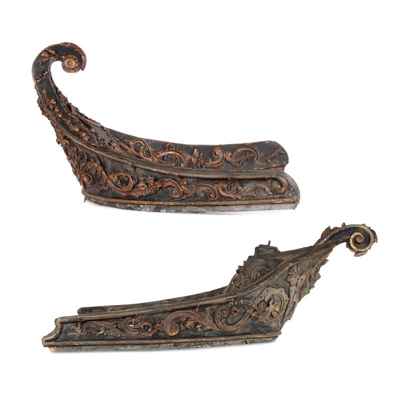 Copertura da parata per gondola. Venezia, XVIII secolo  - Asta Dimore Italiane - Cambi Casa d'Aste