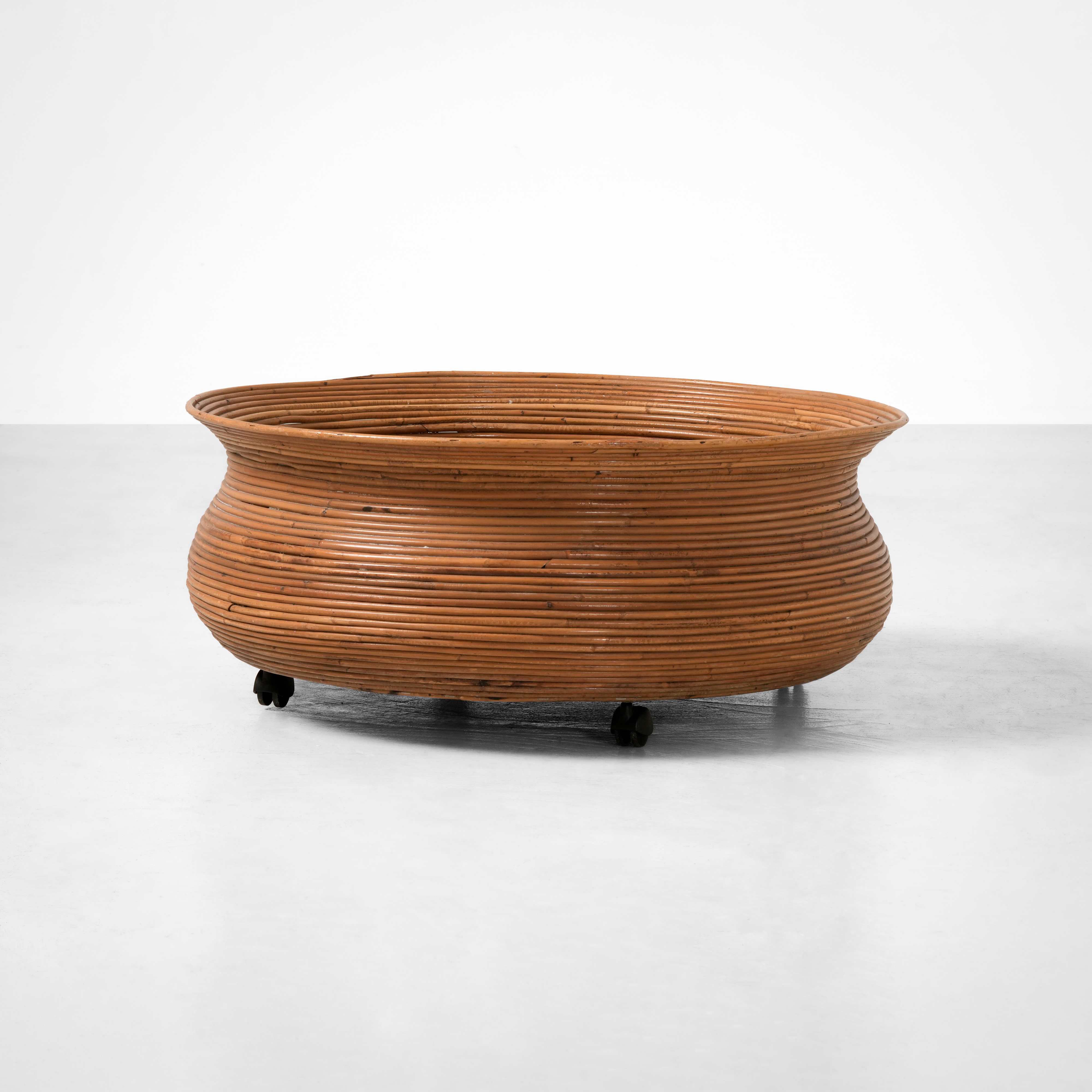 Vivai del Sud - Cache-pot in canna d'India - Italia, circa 1970