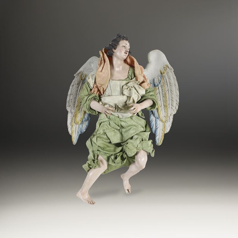 Angelo in gloria. Arte presepiale napoletana del XIX secolo  - Asta Scultura e Oggetti d'Arte - Cambi Casa d'Aste