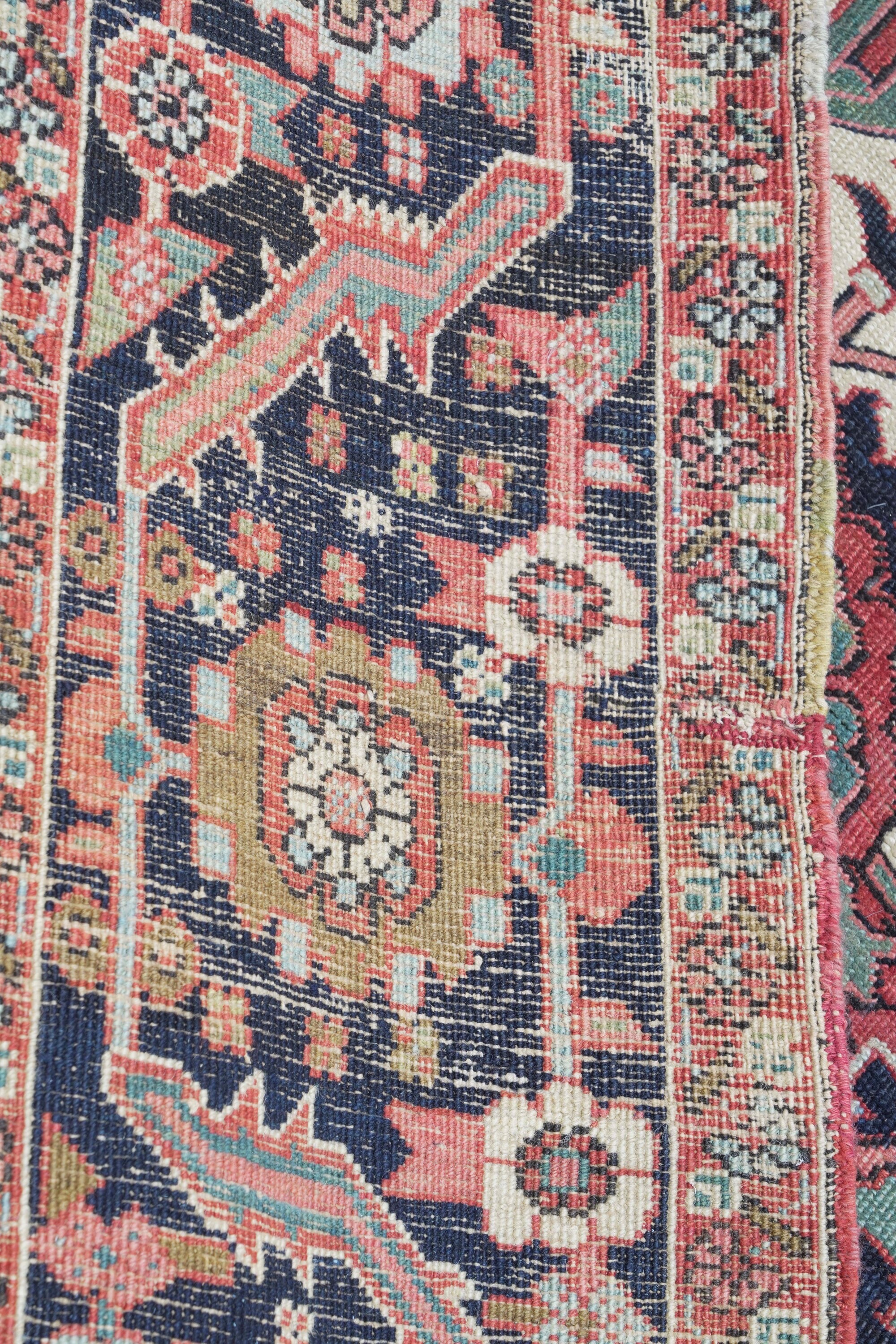 Tappeto Heritz, Iran, fine XIX secolo, cm 393x290